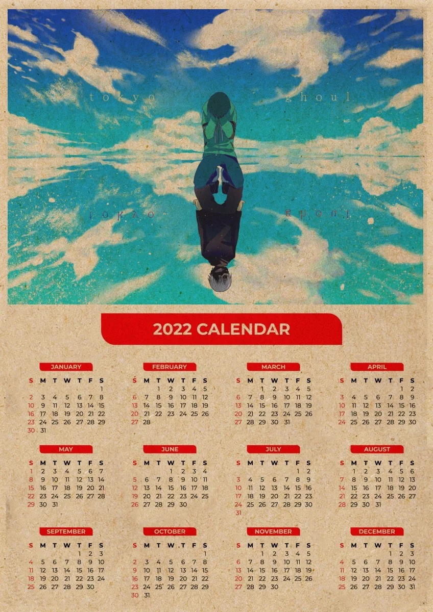 Meu herói academia cartaz de papel kraft marrom estilo vintage anime retro  2023 calendário poster de calendário russo adesivo de parede