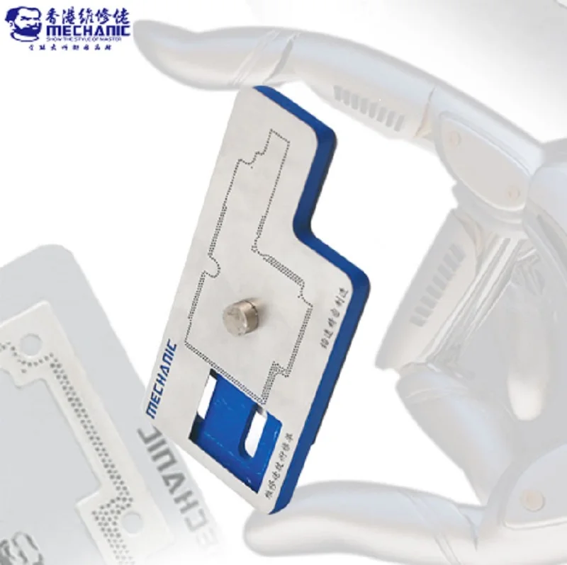 

BRNEACI 3D BGA Reballing Stencil for iPhone X Solder Template Tin Platform Motherboard IC Chip Rework Tool