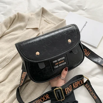 

2020 NFashion Oil wax skin Leather Women Bags High Quality Small Flap Woman Shoulder Bag Double Chain Crossbody Messenger Bags