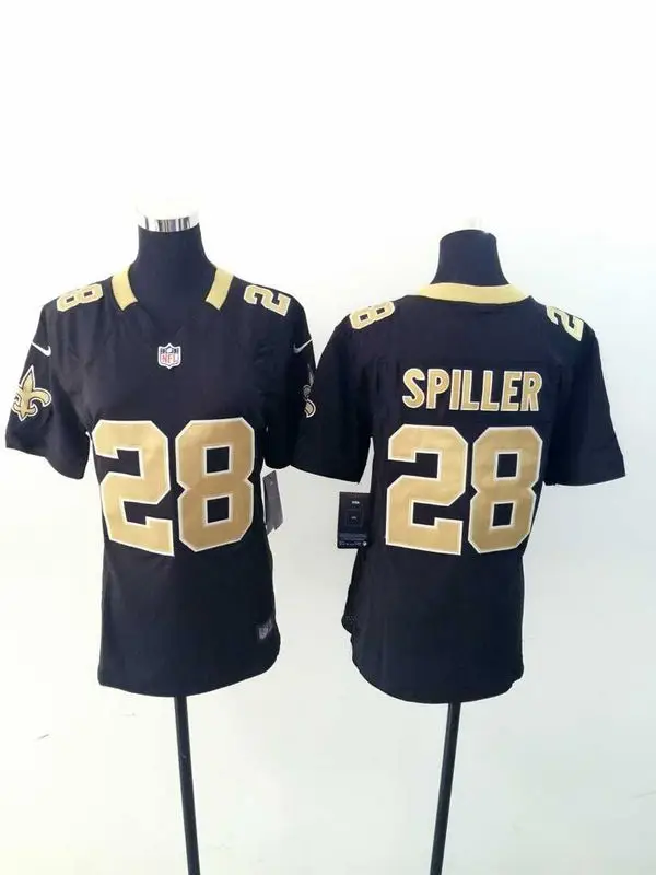 Белый Женский Орлеан s,#9 Drew Brees 10# Brandin Cooks#28 Spiller Jersey - Цвет: Белый