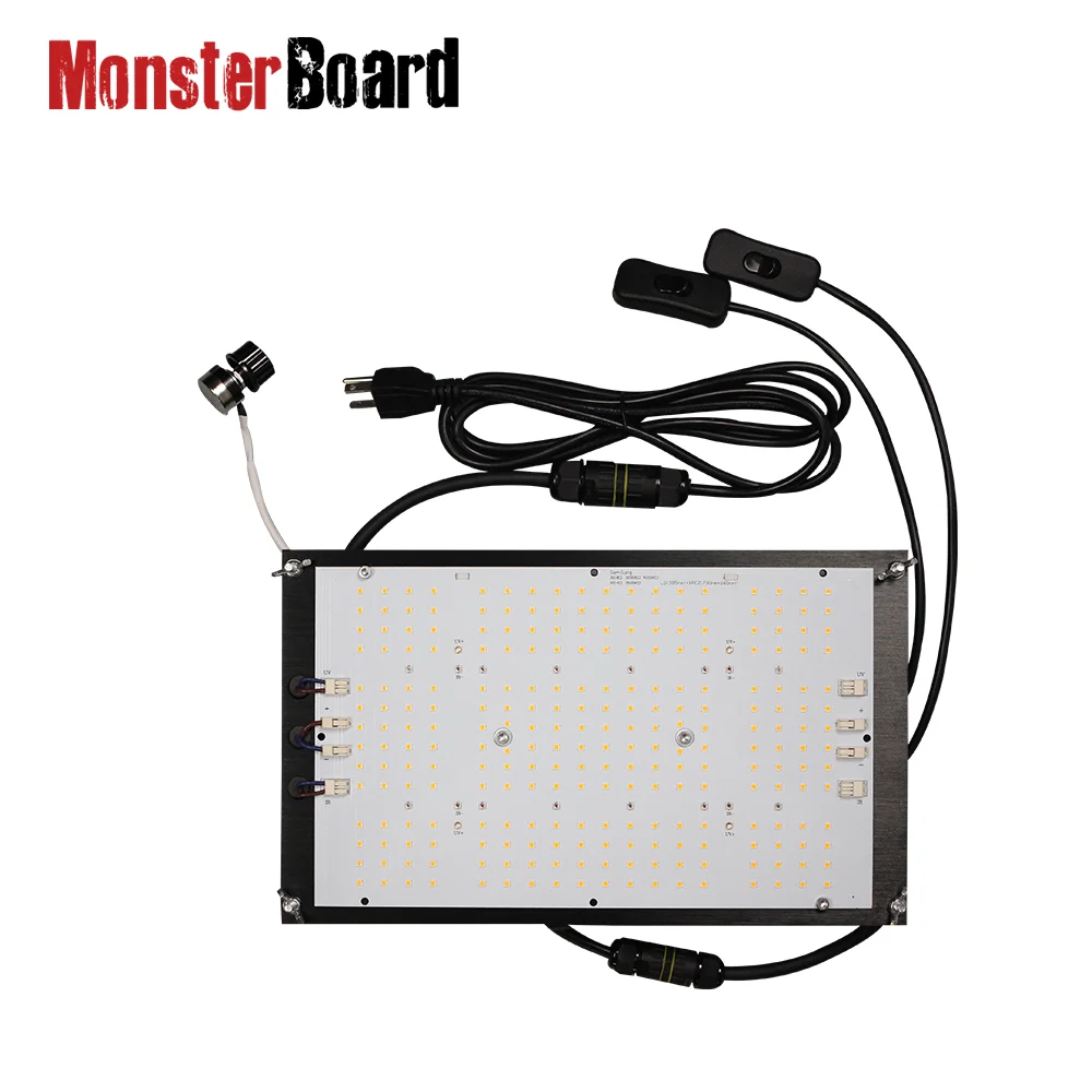 Monster board v4 plus cree 660nm DIY Kit 3000K полный спектр светодиодный светильник для выращивания