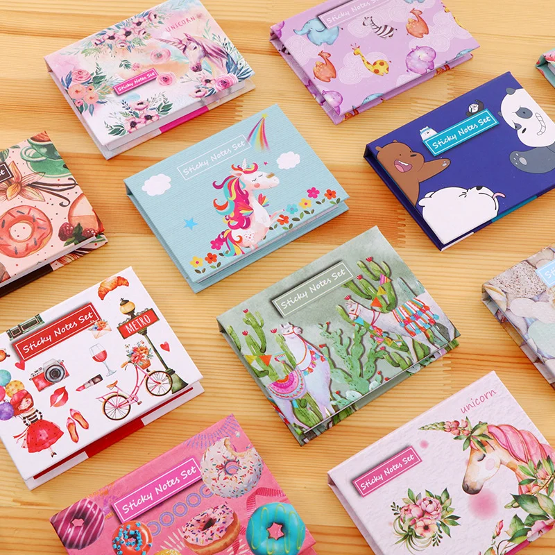 

Kawaii Cartoon Animal Memo Pad N Times Messege Sticker Creative Office School Stationery Notes Paper Sweets Sticky Notes Sets