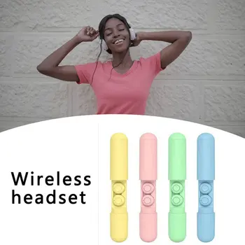 

Wireless 5.0 Touch Control Earbuds Sport Stereo Headphone Waterproof Ipx6 With 1000mah Emergency Battery