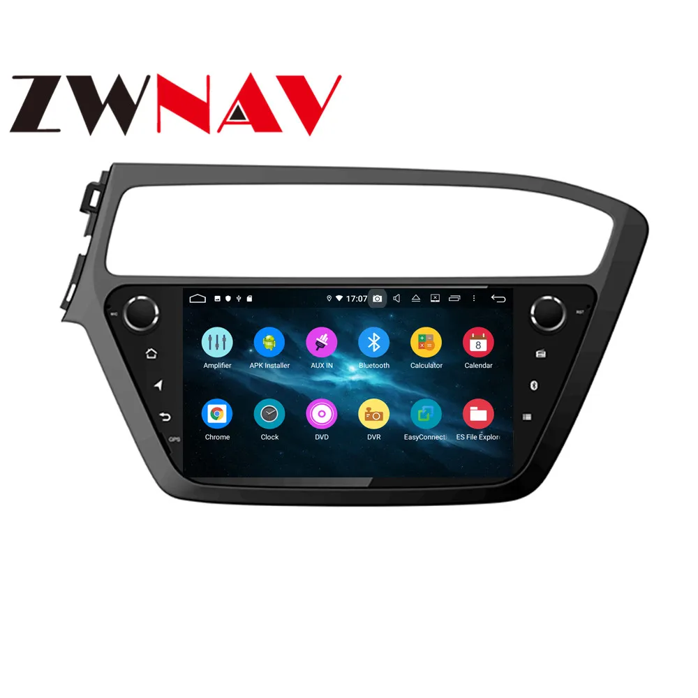 Sale Android 9 4+64G DSP IPS Car Player GPS Navigation For HYUNDAI  I20 2018 Head Unit Multimedia Player Tape Recorder 2