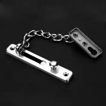 

Stainless Steel Security Door Sliding Chain Lock Anti-Theft Safety Guard Har