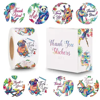 

3 Rolls Of Sealing Label Sealing Sticker Round Sealing Sticker for Gift