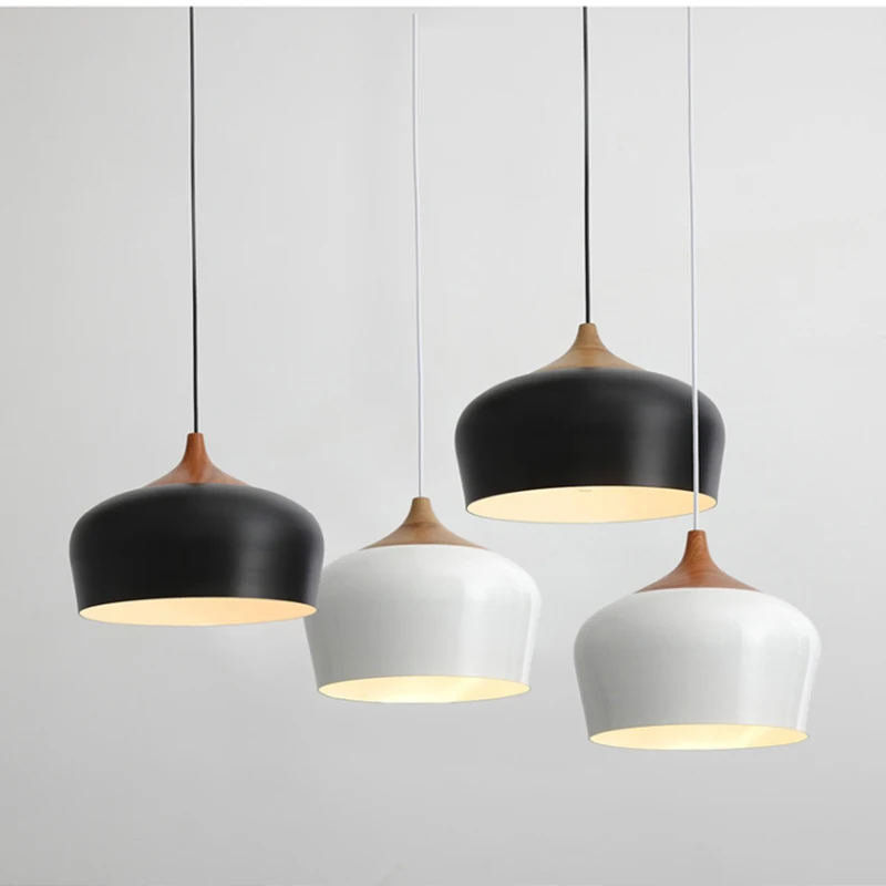 

Minimalist Pendant Lights E27 Aluminum Lampshade Decor Hanging Lamp Light Fixtures Dia 30cm