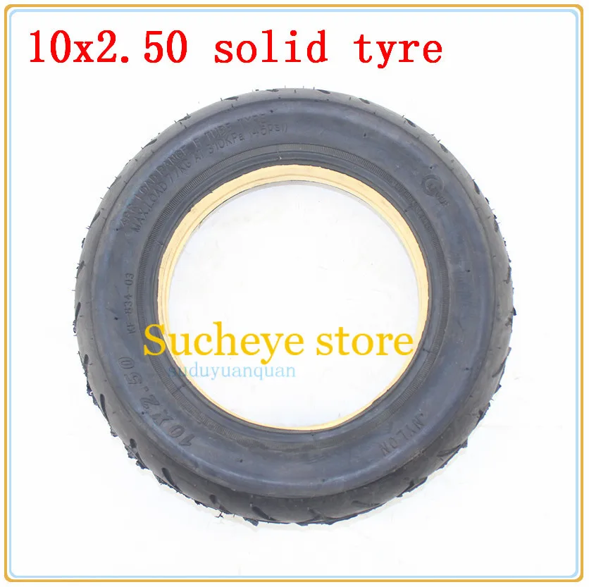 10x2.50 solid tire tubeless for Quick 3 ZERO 10X Inokim OX Folding Electric Scooter 10-inch Mini Motorrad Razor 10x2.50 solid tire tubeless for Quick 3 ZERO 10X Inokim OX Folding Electric Scooter 10-inch Mini Motorrad Razor
