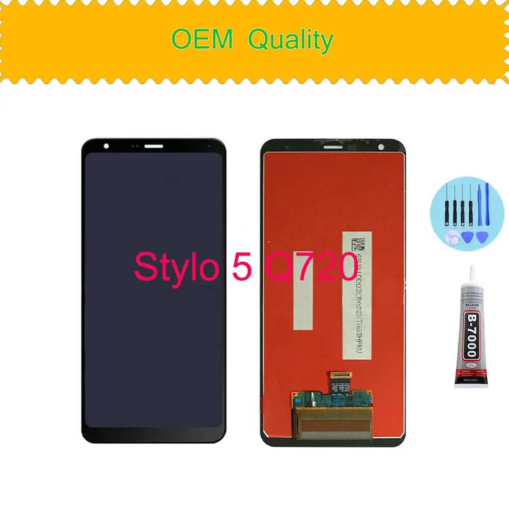 Оригинальный ЖК-дисплей для LG Stylo 5 Q720 LMQ720MS LMQ720TSW Q720CS сенсорный экран дигитайзер
