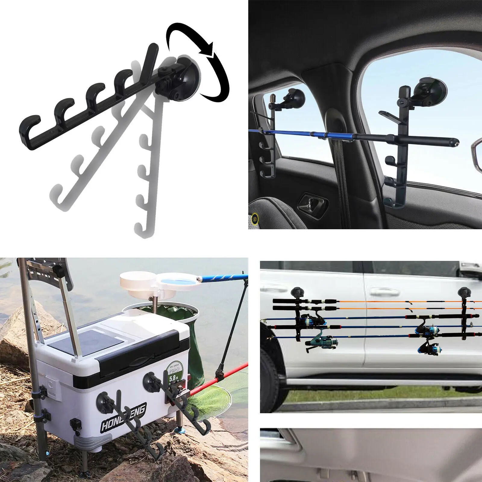 Suction cup fishing rod holders Clearance