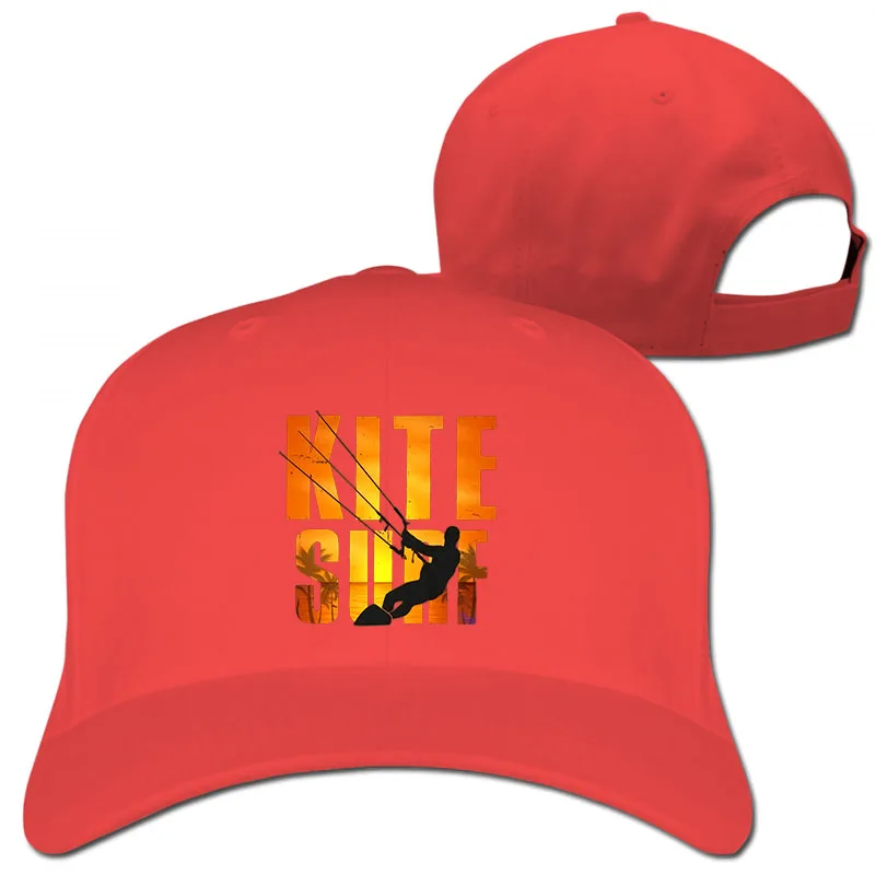 Kite Surf Kiteboarding Kitesurfing Cottons Ors Baseball cap men women Trucker Hats fashion adjustable cap - Цвет: 1-Red