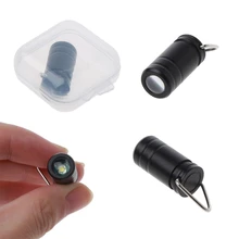Mini porte-clés portable Super petit Mini lampe de poche le plus petit lumineux longue durée de vie porte-clés étanche lampe torche extérieure