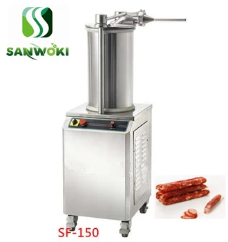 

15L Hydraulic automatic Sausage Syringe Meat Filler Glutinous rice sausage filling machine enema machine sausage stuffer machine