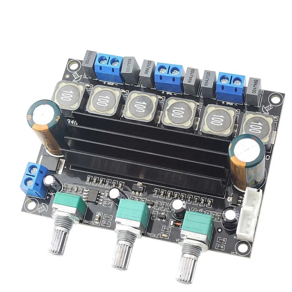 TPA3116D2 50 Вт * 2 + 100 Hi Fi усилитель сабвуфера плата цифровой 1 10 25 в динамика