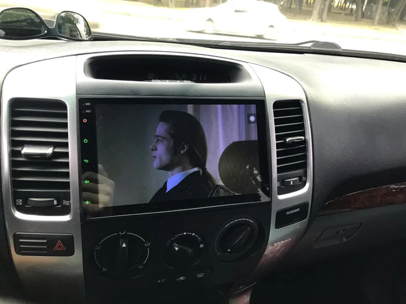 Perfect SilverStrong Android9.0 IPS 4G 9inch Car GPS Radio For Toyota Prado 120 Land Cruiser android9.0 IPS Prado120 for PIONEER/JBL amp 2