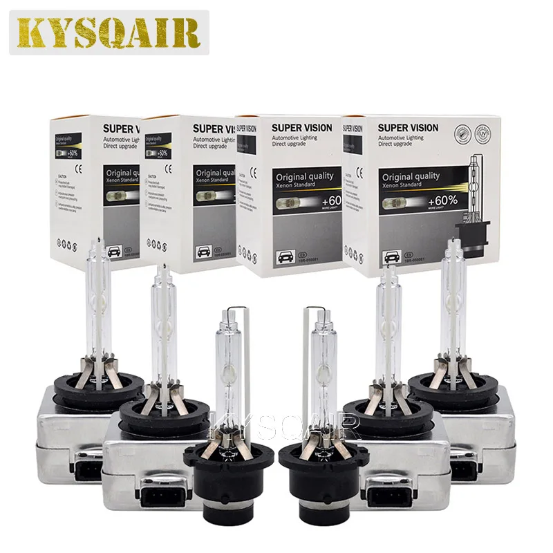 KYSQAIR 2 шт. D1S D2S D2R D4S D4R D3S Автомобильные фары скрытые лампы 35 Вт 55 ксеноновая лампа
