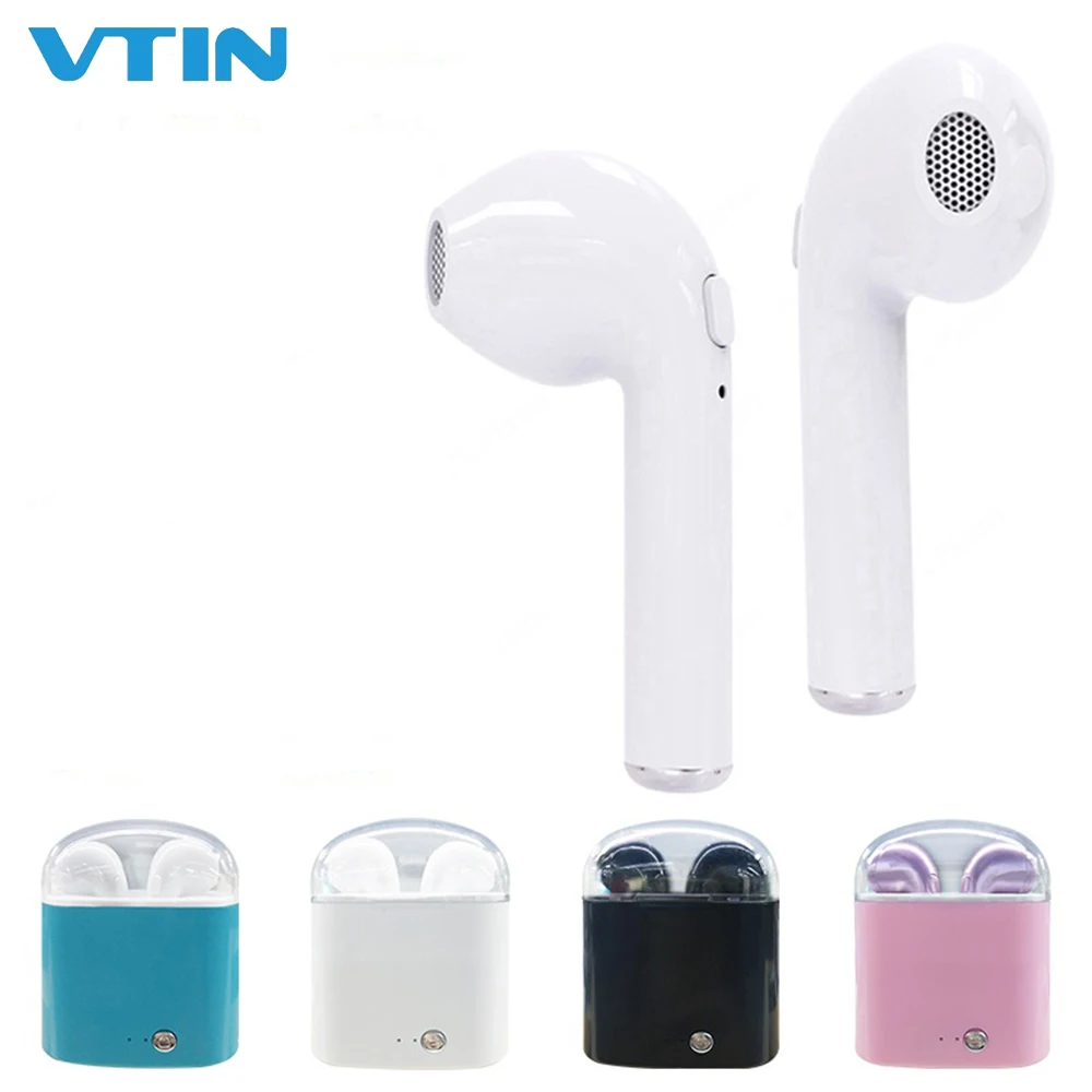 

Hot New I7 TWS Wireless Earbuds Mini Bluetooth Headset Sports Noise Reduction Earphone with Charging Box Drop shipping
