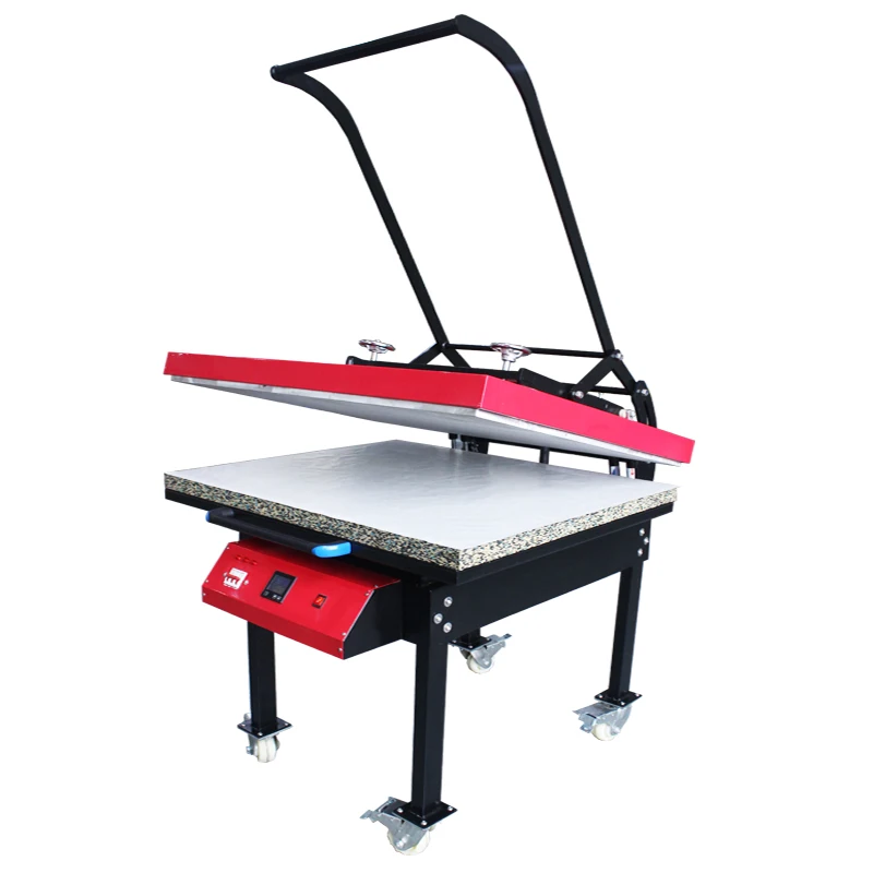 60cmx80cm(24x31inc) Large format size manual heat press machine movable
