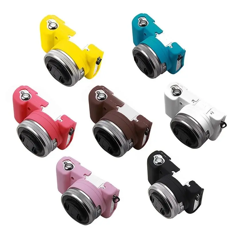 알파 A5100 A5000 A6000 A6100 A6300 A6400 커버, 부드러운 실리콘 고무 카메라 케이스 가방, 피부 보호 바디