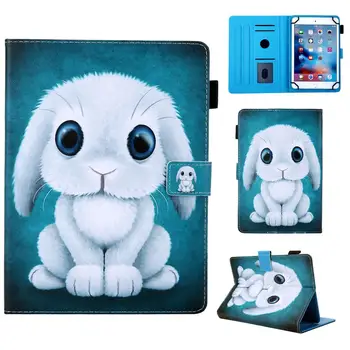 

Case for Apple iPad Pro Air Mini 6th 7th 7.9 9.7 10.5 11inch 360 Rotating Flip PU Leather Cover Auto Sleep Wake Rabbit