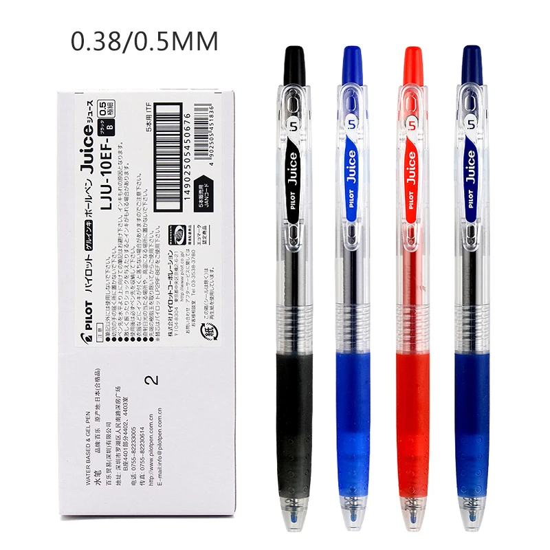 Pilot Juice LJU-10EF Gel Pen Set 0.38 0.5mm Quick Drying Gel Ink Pens Caneta Papeleria Stationery School Supplies Lapices Kawaii 200sheets colorful page markers index tabs bookmark sticky notes notepad kawaii stationery papeleria school office supplies