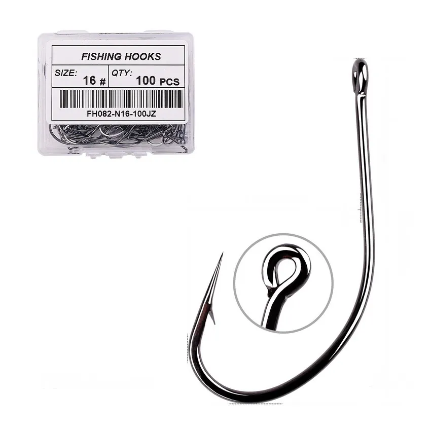 100/30 pcs High Carbon Steel Fishhooks barbed Fishing Hook Lake River Ocean Fishhook Japan Jig Barbed Hooks Tackle Box | Спорт и