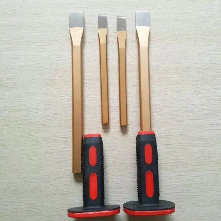 

Tool Manufacturers Wholesale Plastic Handle Hand Guard-Steel Chisel Woodworking Stonecutter Chisel Buttress Flat Chisel Carving