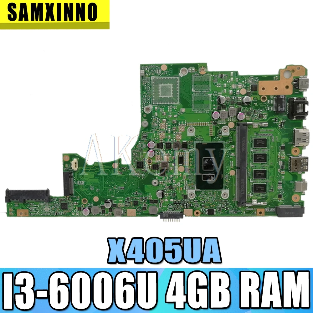  Akemy X405UA For ASUS X405U X405UN X405UR X405URR X405URP X405UQ X405UF Laotop Mainboard X405UA Mot