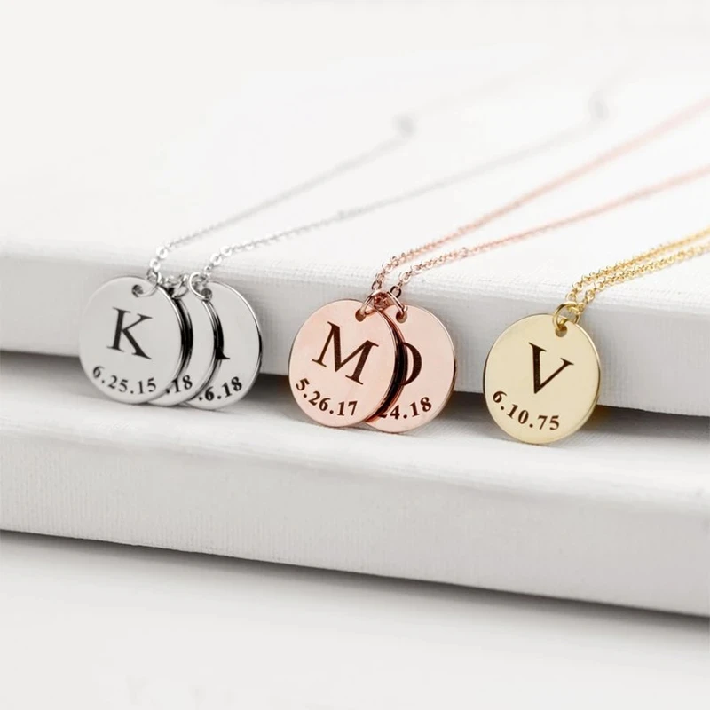 Diy Tiny Gold Initial Necklace Gold 
