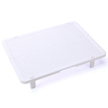 

Foldable Dumplings Curtain Pasta Single Layer Cover Pad Home Dumplings Placemat Cover Curtain Put Dumplings Tray Square White