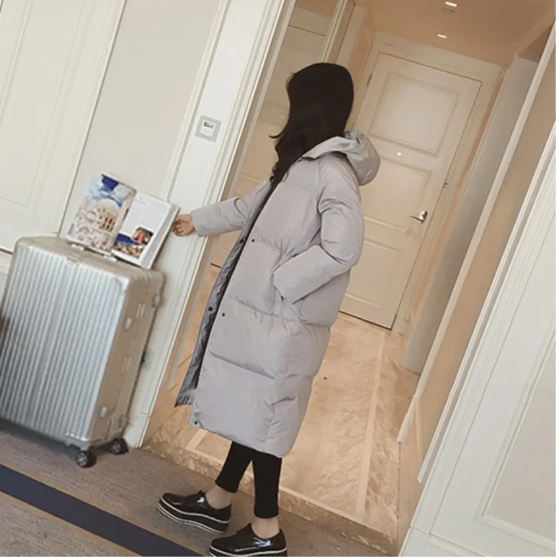 

Autumn And Winter Cotton-padded Clothes Mid-length Special Plus-sized WOMEN'S Dress Fat Mm down Coat Thick Winter Coat down Jack