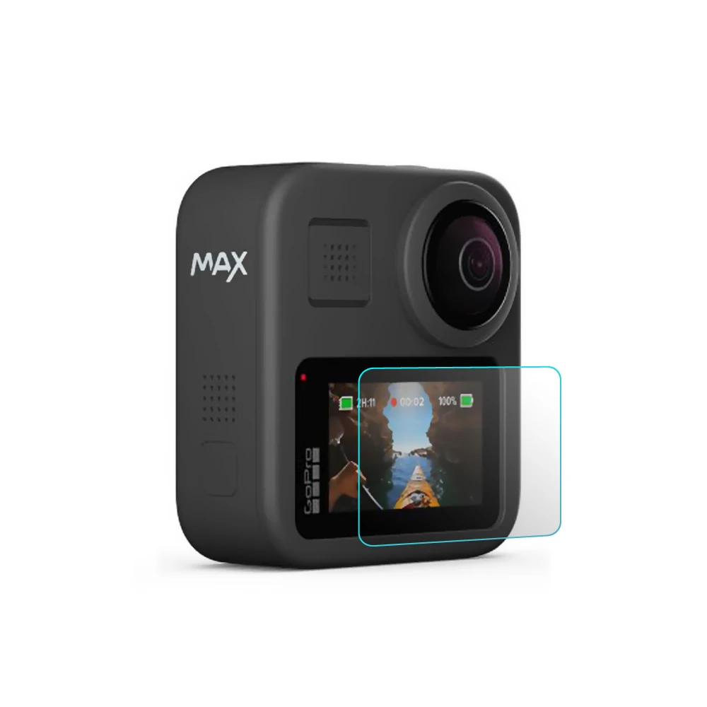 Протектор экрана для GoPro Max, 2 шт HD прозрачные линзы протектор Аксессуары для GoPro Max экшн-камеры