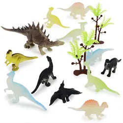Parque Infantil de dinosaurios con estera de juego de actividades, figuras educativas realistas para crear un mundo de dinosaurios, 33 Uds.