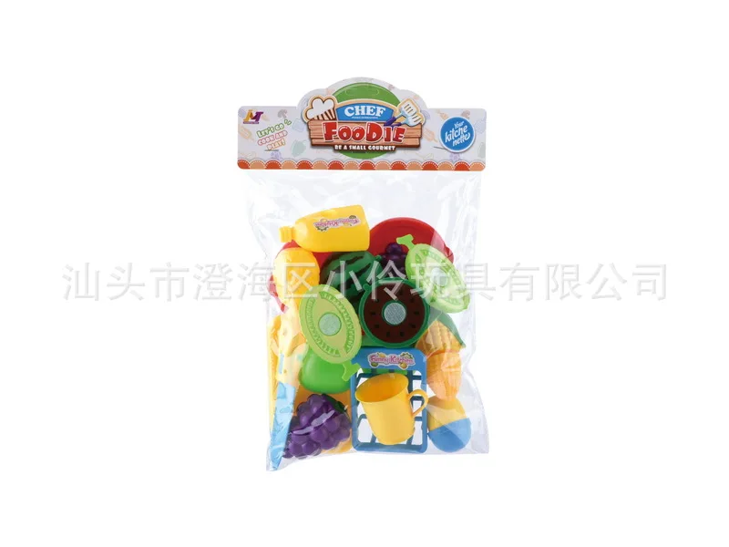 

Children Play House Model Kitchen Toy Set Baby Cook Fruit & Vegetable Slicer Cooking Kitchenware