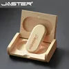 JASTER Customize LOGO wooden + Box Personal LOGO pendrive 4GB 8GB 16GB 32GB usb Flash Drive U disk Memory stick wedding Gift ► Photo 1/6