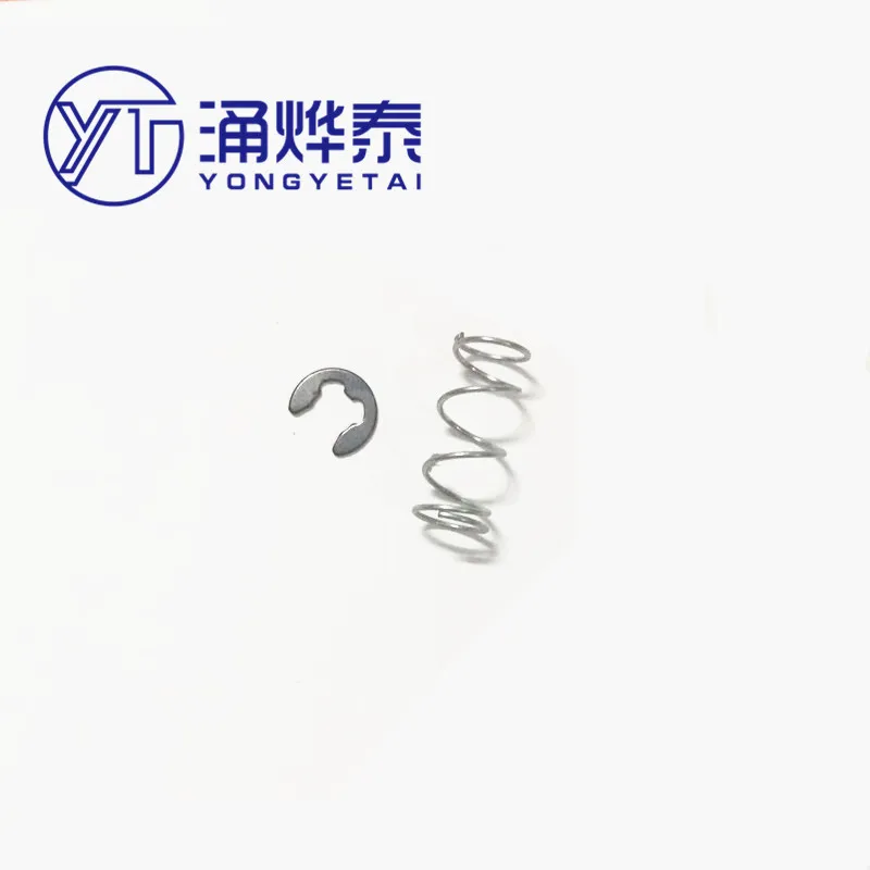 YYT 2Set Spring+circlip 2 sets of ceramic ignition pin accessories gas stove ignition pin circlip spring gas stove