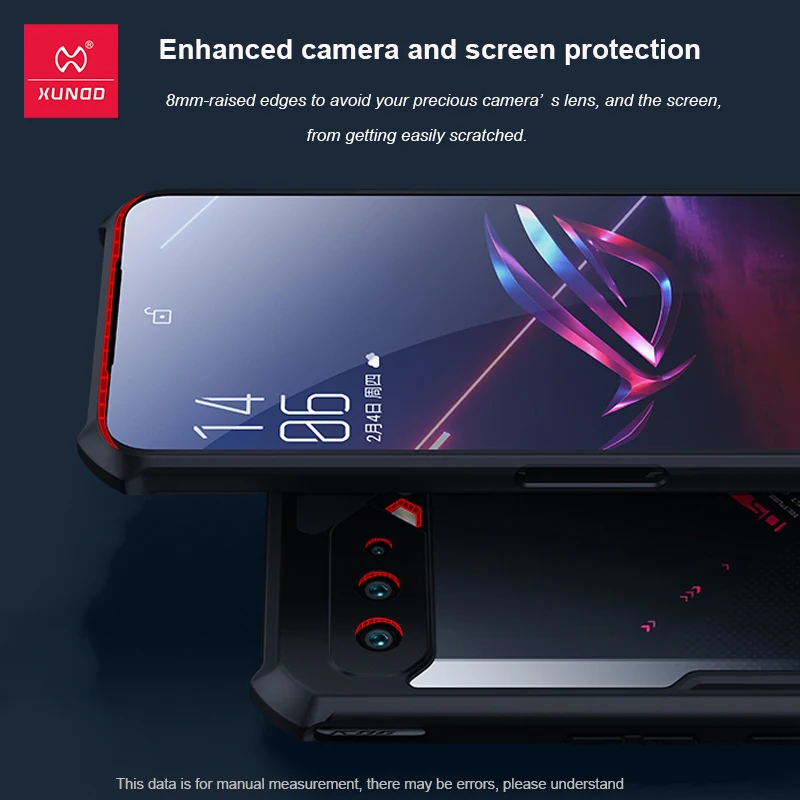 Asus ROG Phone 5 6 7 8 Pro透明ケース 耐衝撃性,耐衝撃性電話ケース