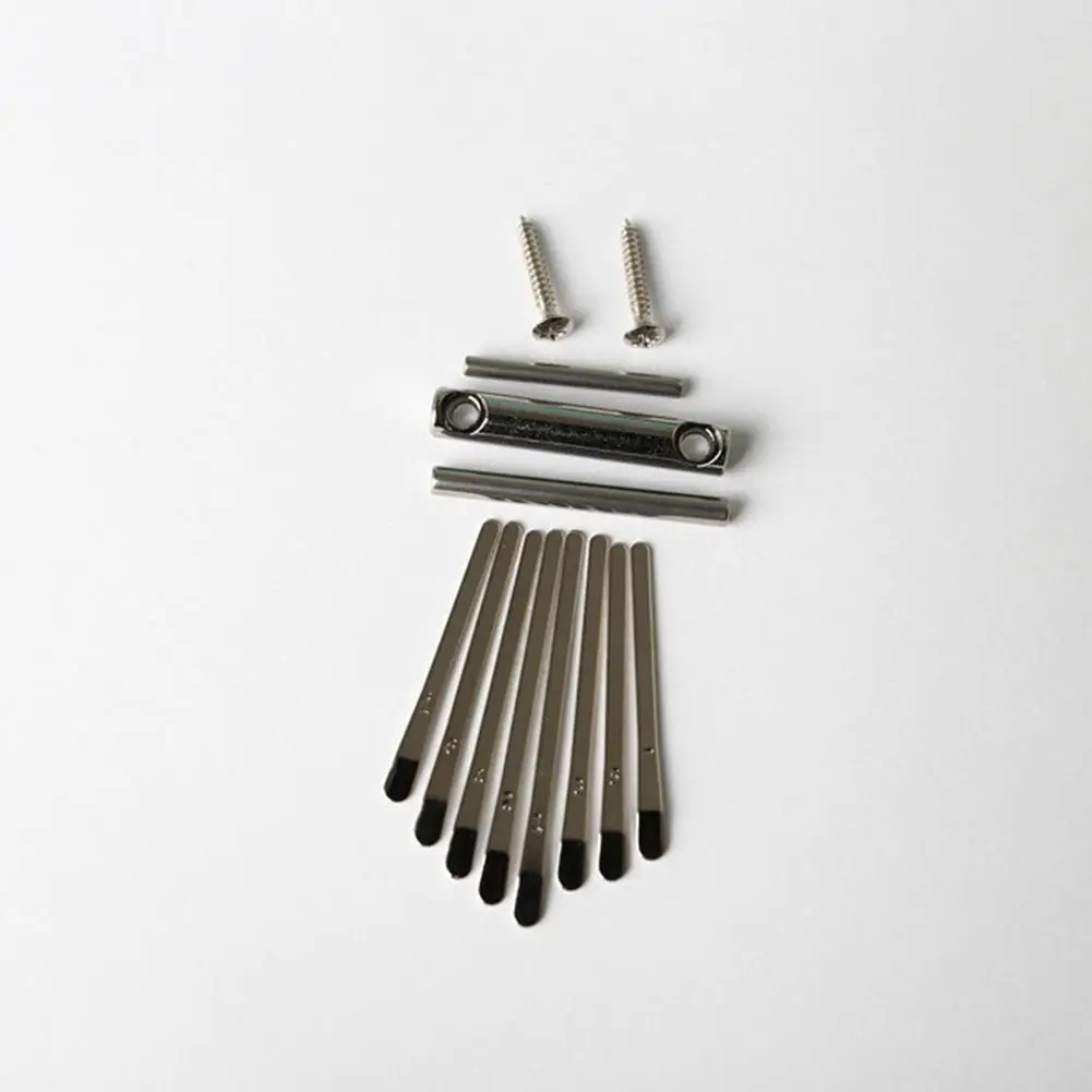 

Yfashion 8 keys Kalimba Bridge Saddle DIY Set Spare Parts Spare Parts Guitar Accessories Luthier Tool For Thumb Piano