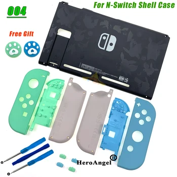 

Replacement For Nintend Switch Animal Crossing Console Housing Shell Cover for Nitendo Switch Back Faceplate Joy Con Case Full