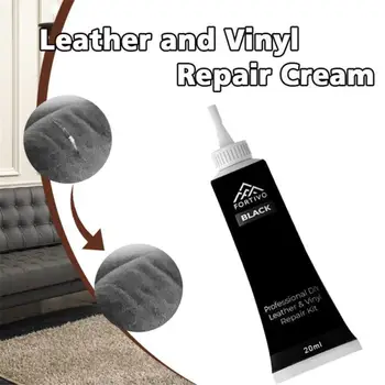 

Black Leather and Vinyl Repair Kit - Furniture, Couch, Car Seats, Sofa, Jacket Maintenance Shoes Leather Repair Cream Agent