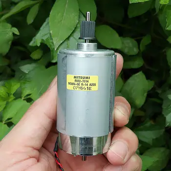 

MITSUMI M36N-5E DC 24V-30V Dual Shaft Micro 36mm Large Torque 575 Motor with Gear For Copier DIY Hand Wind Generator