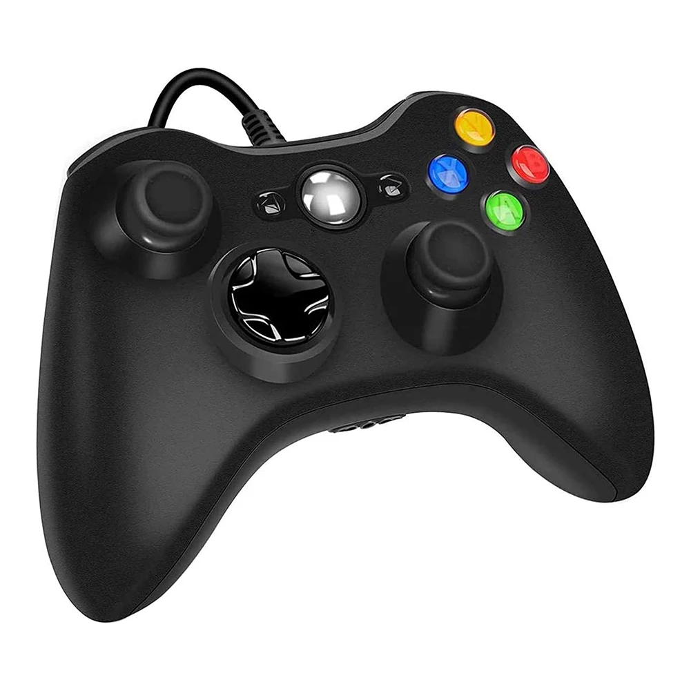 Проводной пульт управления для Microsoft Xbox 360 и Windows PC (Windows 10/8.1/8/7) с двойной вибрацией