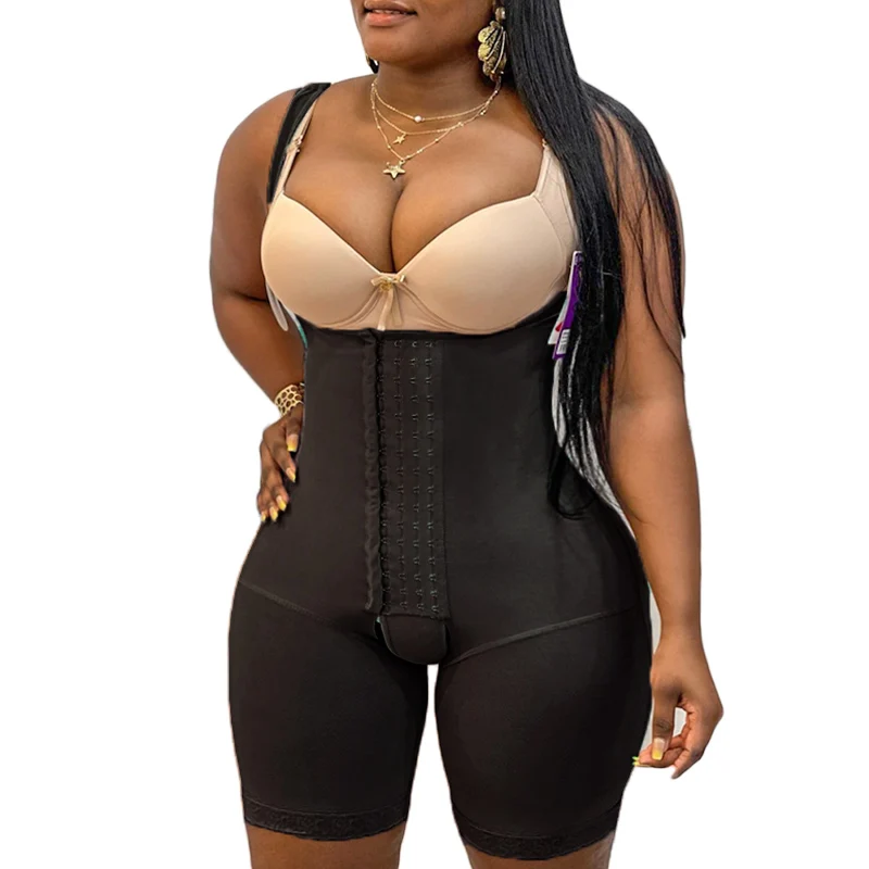 thong shapewear Post Liposuction Fajas Colombianas Reductora Front Closure Hook-Eye Double High Compression Waist Trainer for Charming Curves best tummy control shapewear Shapewear