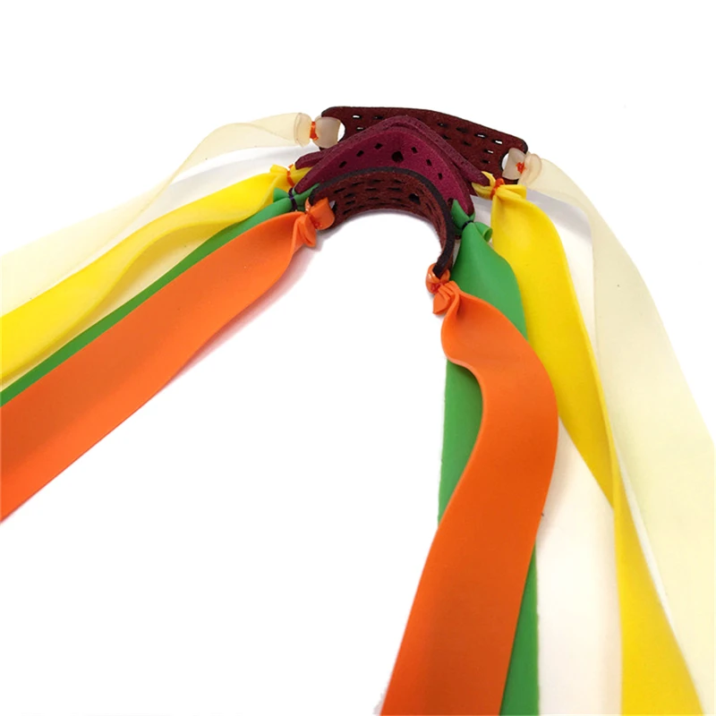 

1pc Slingshot Powerful Elastic Flat Rubber Band Practical Hunting Sports Catapult Accessories