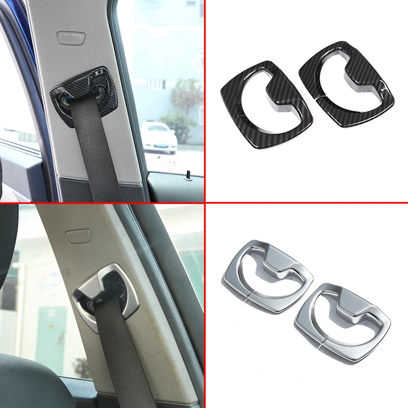 

NEW Car Styling Interior Safety Belt Decoration Cover Trim Sticker For BMW 3 Series F30 2013-2018 Auto Accessories HOT