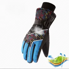 Зимние лыжные теплые перчатки водонепроницаемые перчатки для верховой езды спортивные перчатки для катания на лыжах аксессуары для спортивной одежды на открытом воздухе