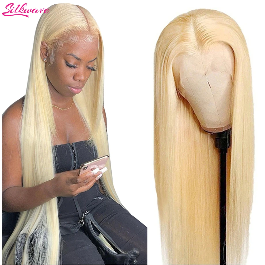 Wig Lace-Frontal Short Bob Human-Hair Straight-Hair-Blonde Black-Women 613 30inch Brazilian-Bone