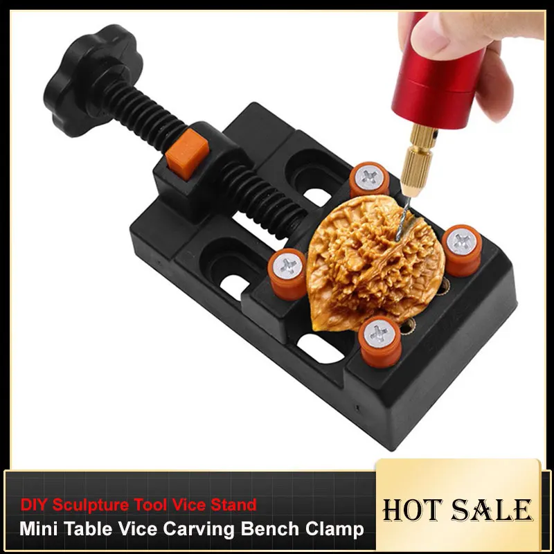 Mini Table Vice Carving Bench Clamp Clock Jewelry Repair Vise DIY Sculpture Tool Stand Adjustable Pliers Hand Tools | Инструменты