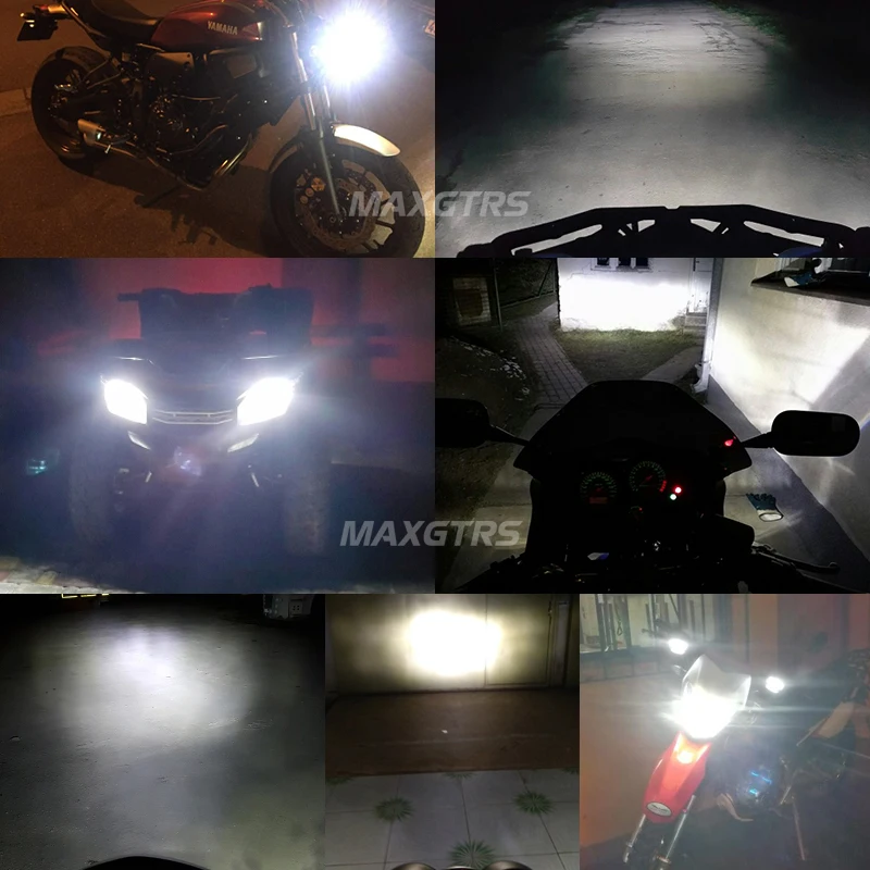 MAXGTRS светодиодный автомобиль внешняя фара 10 Вт белый мотоцикл DRL фара прожектор грузовик привод Противотуманные фары DC12V/24 В водонепроницаемый