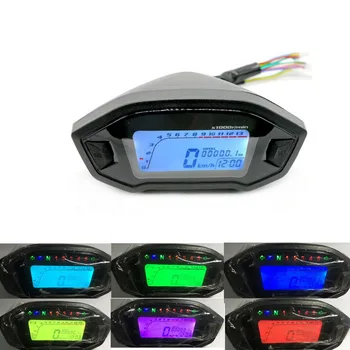 

Universal 13000rpm Motorcycle LCD Digital Instrument Speedometer Waterproof RPM Speed Meter For Motorcycle Speedometer Odometer